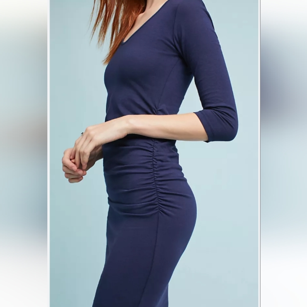 New MissQee body con dress size small blue